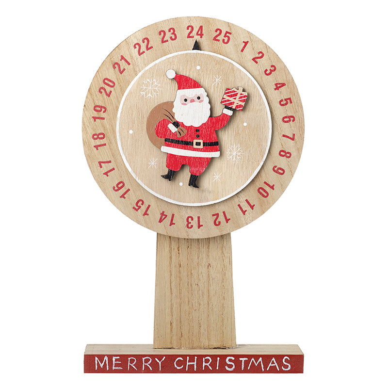 Heaven Sends TLA913 Merry Christmas Wooden Santa Advent