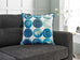 The Lyndon Company Blue Shells 50cm x 50cm Polyester Filled Cushion