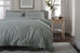 The Lyndon Company Gingham Frilled Duvet Set