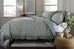 The Lyndon Company Gingham Frilled Duvet Set