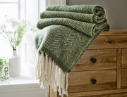 The Lyndon Company Moorland Premium 100% Wool 130cm x 170cm Throw