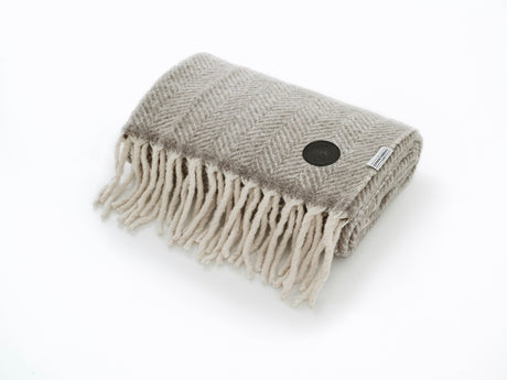 The Lyndon Company Moorland Premium 100% Wool 130cm x 170cm Throw