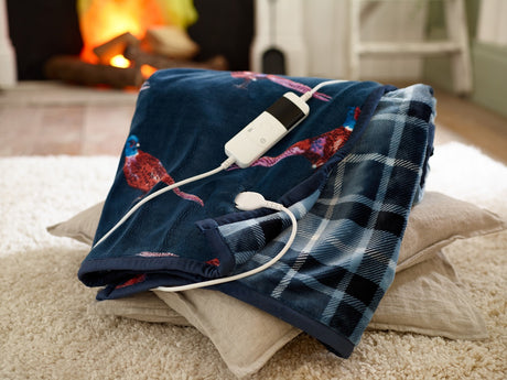 The Lyndon Company Pheasant 140cm x 180cm Heated Throw