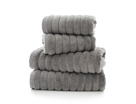 The Lyndon Company Ribbleton 100% BCI Cotton 700gsm Zero Twist Dove Grey Towels