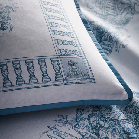 Laurence Llewelyn Bowen Tuscan Toile Blue Duvet Set