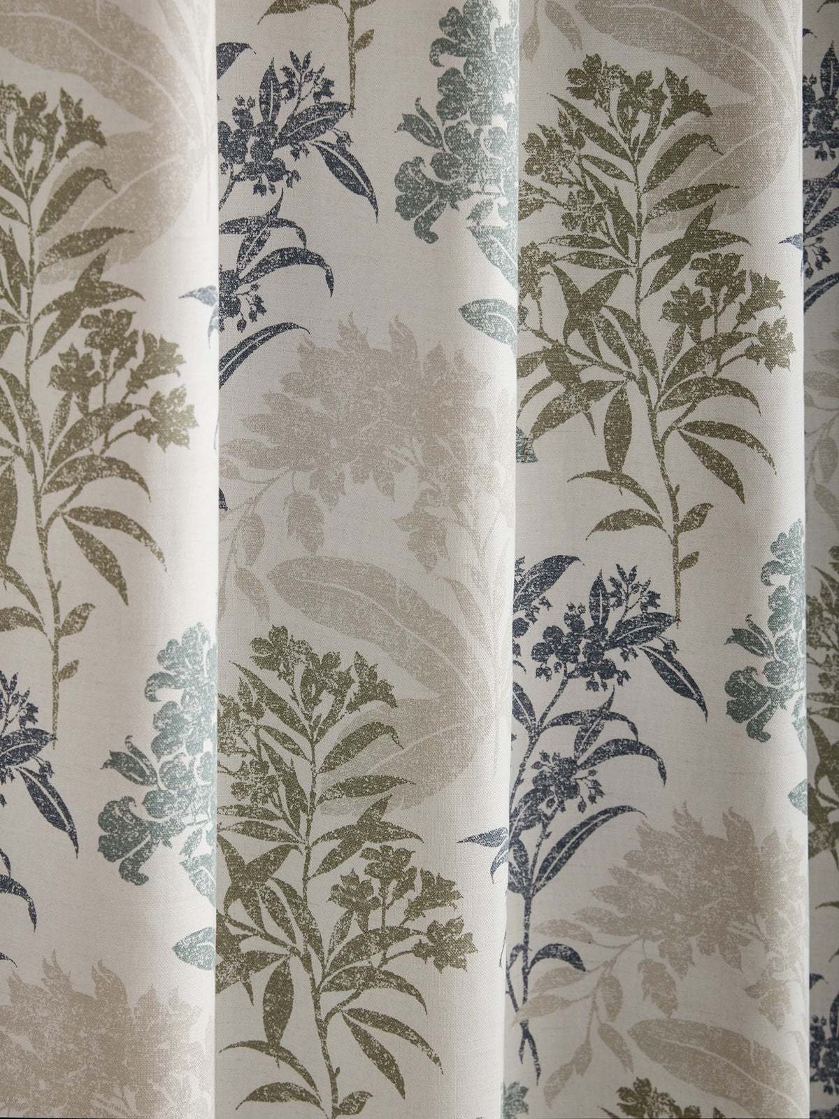 Laura Ashley Tenby Seaspray Blackout Lined Eyelet Curtains