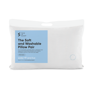 The Fine Bedding Company This is Sleep Soft and Washable Pillow Pair