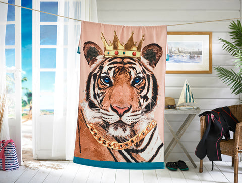 Deyongs 1846 Tiger 75cm x 150cm Beach Towel