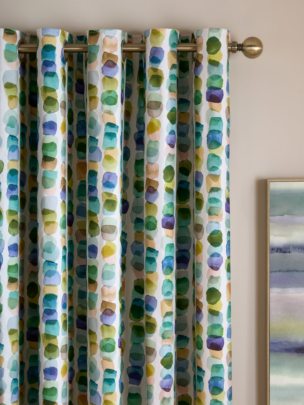 Bluebellgray Tobermory Ocean Lined Eyelet Curtains