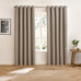 Furn Verso Reversible Suede-Look Blackout Lined Eyelet Curtains