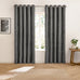 Furn Verso Reversible Suede-Look Blackout Lined Eyelet Curtains