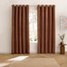 Furn Verso Reversible Suede-Look Blackout Lined Eyelet Curtains