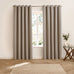 Furn Verso Reversible Suede-Look Blackout Lined Eyelet Curtains