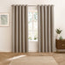 Furn Verso Reversible Suede-Look Blackout Lined Eyelet Curtains