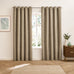 Furn Verso Reversible Suede-Look Blackout Lined Eyelet Curtains