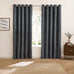 Furn Verso Reversible Suede-Look Blackout Lined Eyelet Curtains