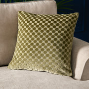 Soiree Velvet Spot 43cm x 43cm Polyester Filled Cushion