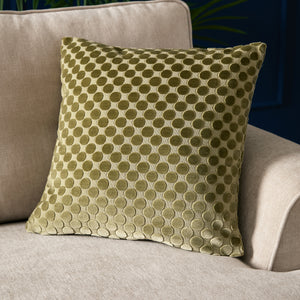 Soiree Velvet Spot 43cm x 43cm Polyester Filled Cushion
