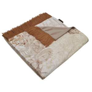 Laurence Llewelyn Bowen Venus Primavera Natural 130cm x 180cm Throw