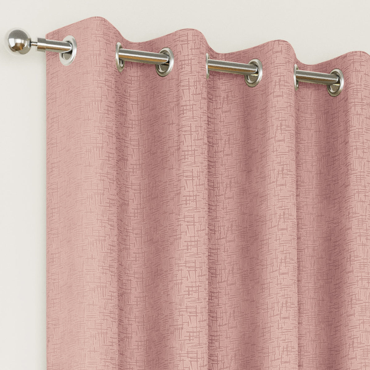 Tyrone Vogue Thermal Blockout Semi Plain Eyelet Curtains