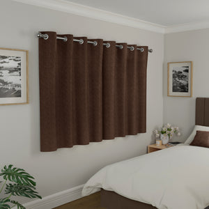 Tyrone Vogue Thermal Blockout Semi Plain Eyelet Curtains