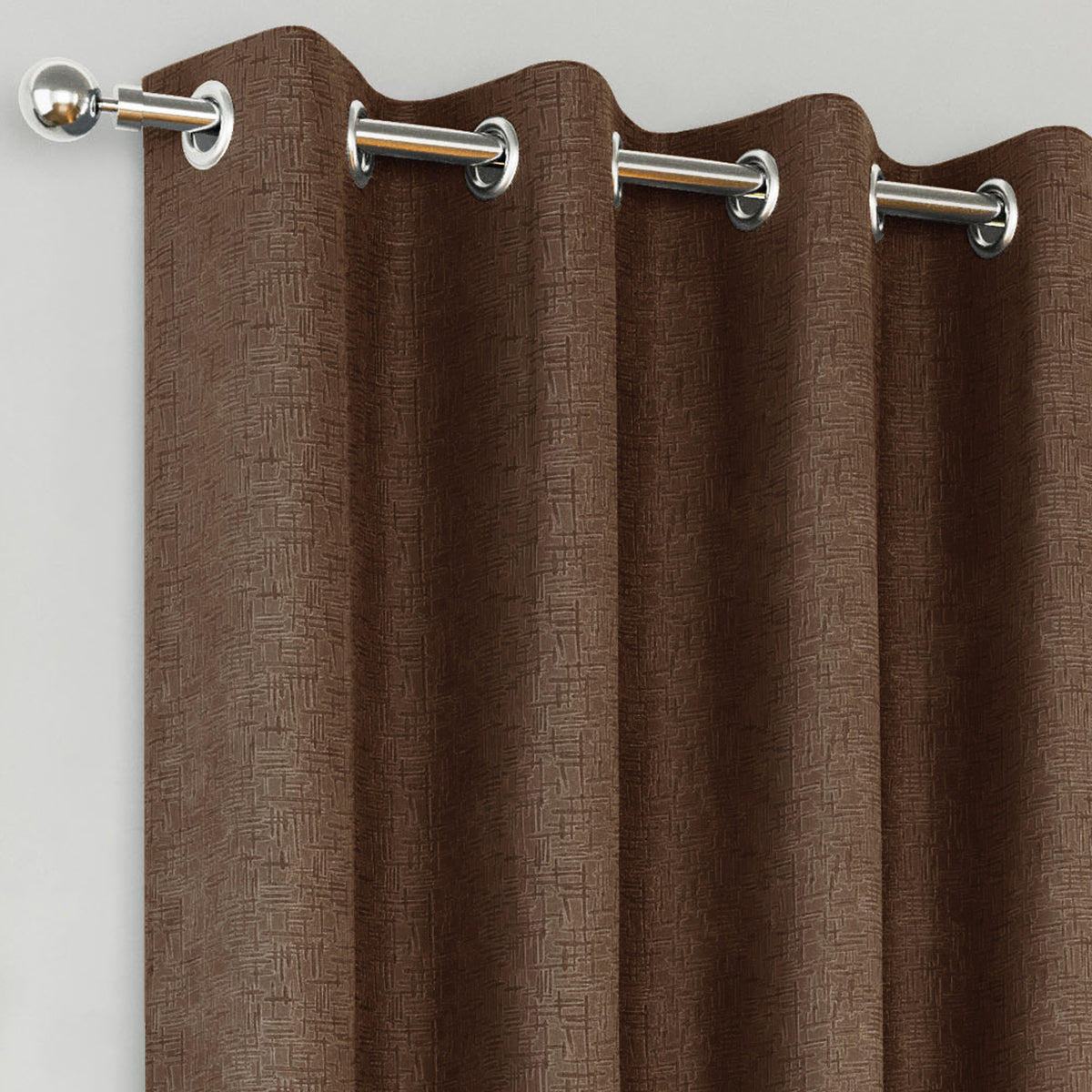 Tyrone Vogue Thermal Blockout Semi Plain Eyelet Curtains