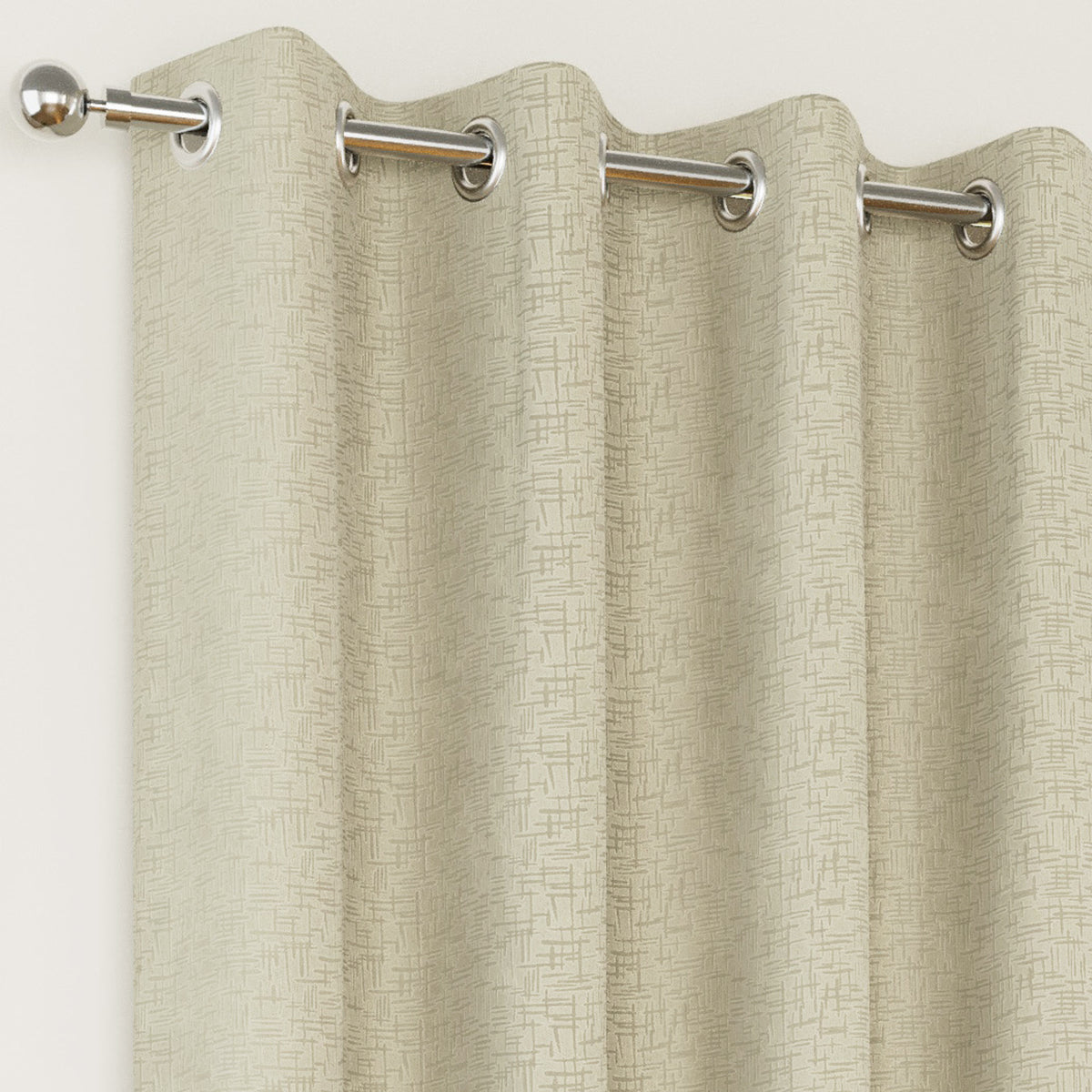Tyrone Vogue Thermal Blockout Semi Plain Eyelet Curtains