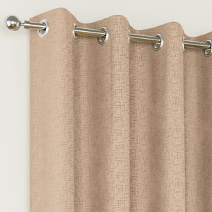 Tyrone Vogue Thermal Blockout Semi Plain Eyelet Curtains