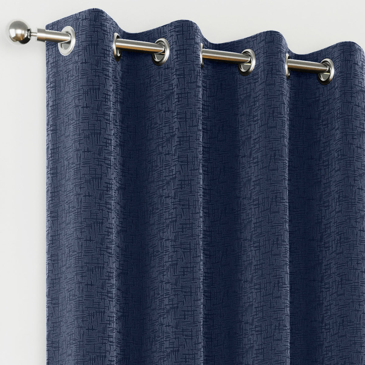 Tyrone Vogue Thermal Blockout Semi Plain Eyelet Curtains