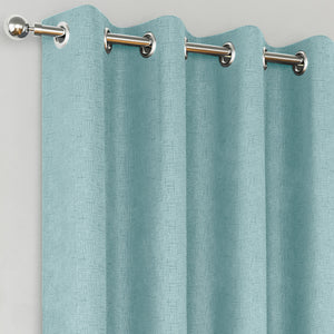 Tyrone Vogue Thermal Blockout Semi Plain Eyelet Curtains