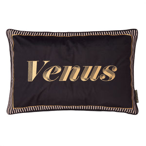 Laurence Llewelyn Bowen Venus Signature Black 40cm x 60cm Polyester Filled Cushion