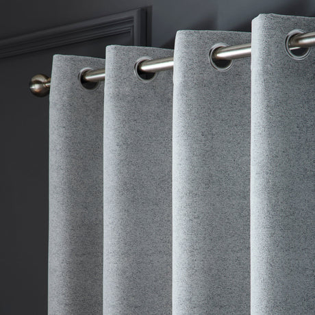 Curtina Velvet Chenille Dimout Eyelet Curtains