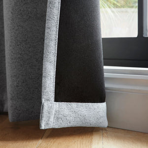 Curtina Velvet Chenille Dimout Eyelet Curtains
