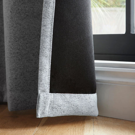 Curtina Velvet Chenille Dimout Eyelet Curtains