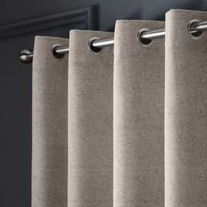 Curtina Velvet Chenille Dimout Eyelet Curtains