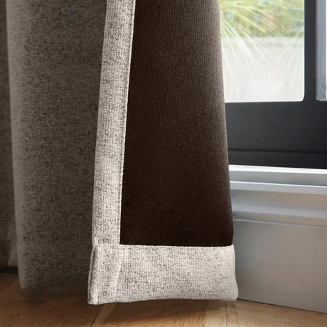 Curtina Velvet Chenille Dimout Eyelet Curtains