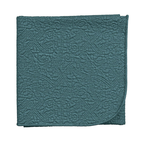 V & A Botanical Harmony Teal & Claret Duvet Set