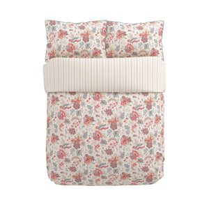 V & A Chintz Reverie Red & Teal Duvet Set