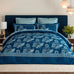 V & A Eastern Bloom Indigo Duvet Set