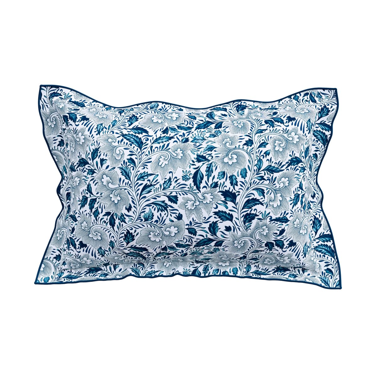 V & A Ornamental Bloom Indigo & Blue Duvet Set