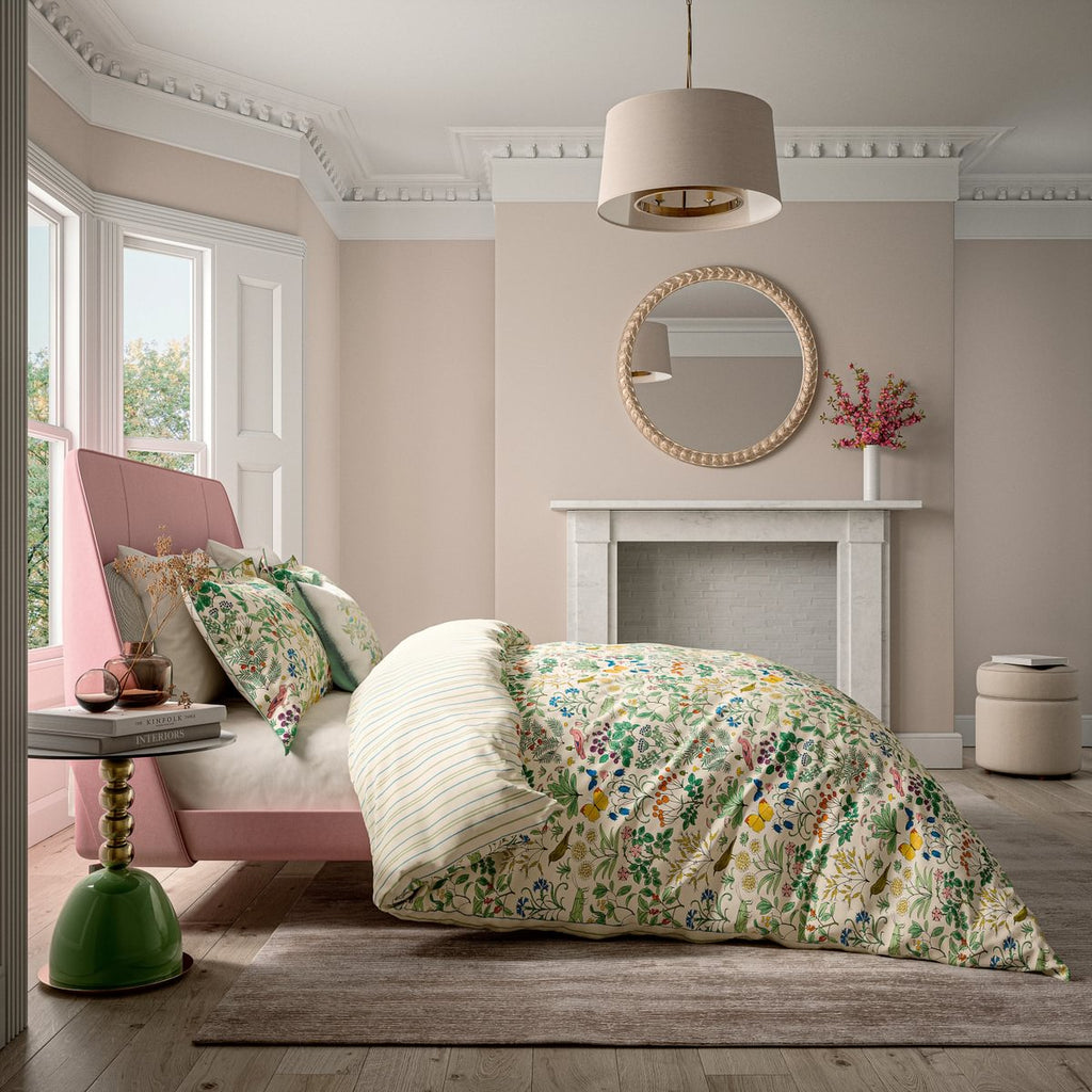 V & A Wild Garden Green Duvet Set