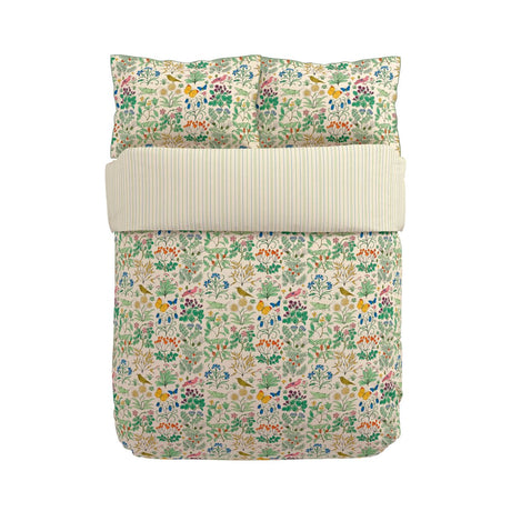 V & A Wild Garden Green Duvet Set