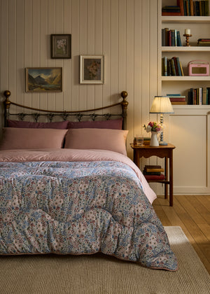 The Fine Bedding Company Night Lark Vintage Meadow Coverless 10.5 Tog Duvet Set