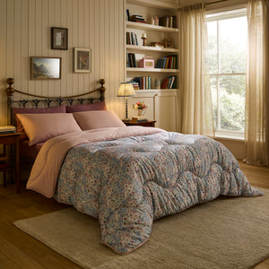 The Fine Bedding Company Night Lark Vintage Meadow Coverless 10.5 Tog Duvet Set