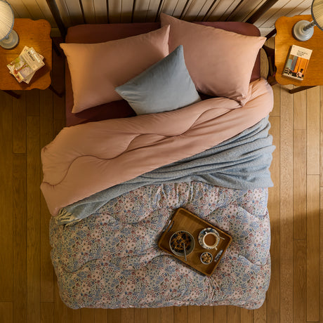 The Fine Bedding Company Night Lark Vintage Meadow Coverless 10.5 Tog Duvet Set