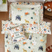 Little Furn Wildlife Multi/Green Duvet Set