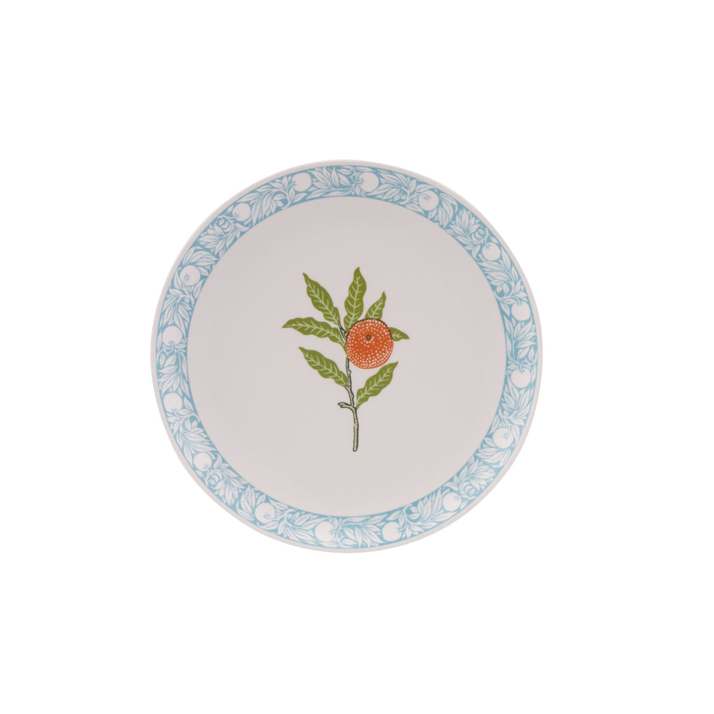 William Morris at Home WMFTMELSIDPLT Fruit Set of 4 Melamine Side Plates