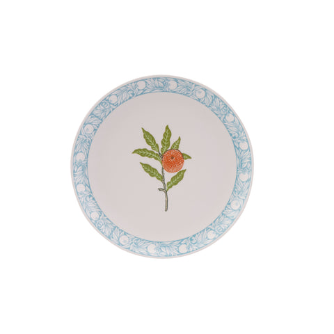 William Morris at Home WMFTMELSIDPLT Fruit Set of 4 Melamine Side Plates