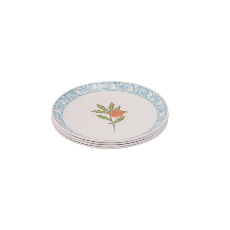 William Morris at Home WMFTMELSIDPLT Fruit Set of 4 Melamine Side Plates