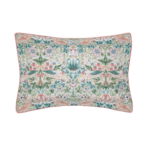 Morris & Co Strawberry Thief Cochineal Pink Duvet Set